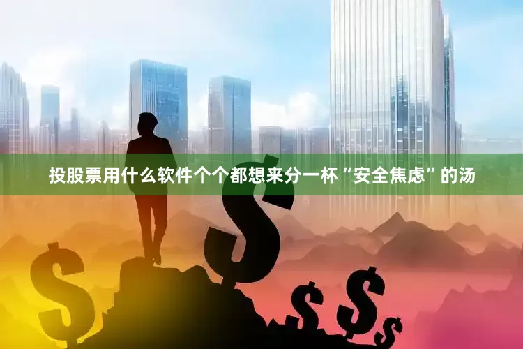 投股票用什么软件个个都想来分一杯“安全焦虑”的汤
